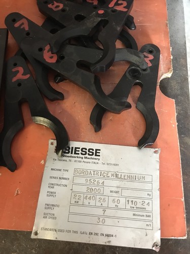 12 Biesse Tool Holder Forks