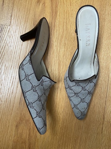 Women's LAUREN RALPH LAUREN Vintage Canvas Leather Logo