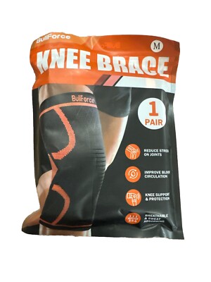 Knee Brace BullForce 1 Pair Size M New E27