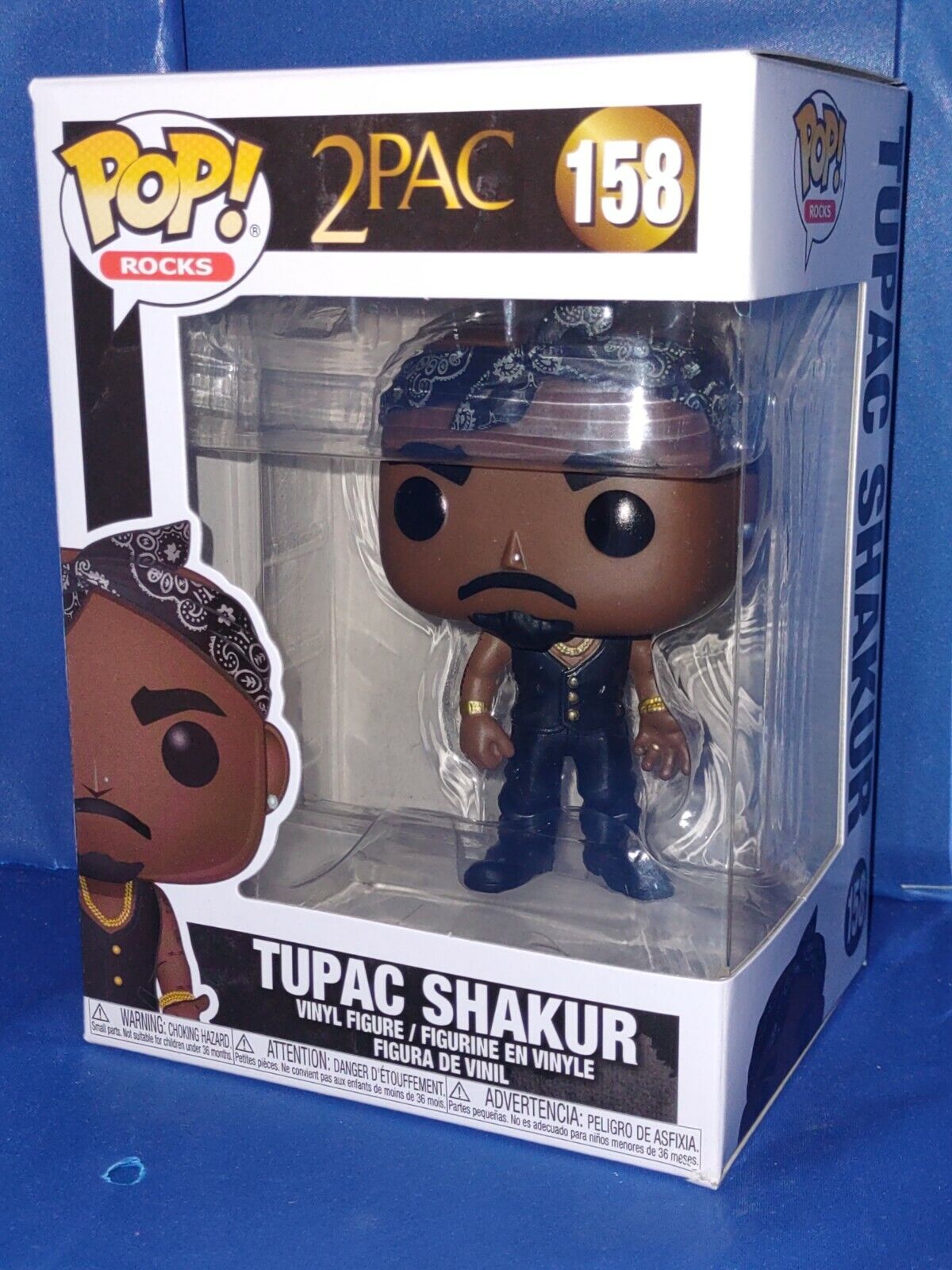 TUPAC SHAKUR FUNKO POP VINYL FIGURE 2PAC 158 THUG LIFE DEATH TUPAC SHAKUR FUNKO POP VINYL FIGURE 2PAC 158 THUG LIFE DEATH