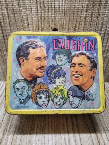 Vintage Laugh-In 1968 Aladdin Metal Lunchbox NO THERMOS