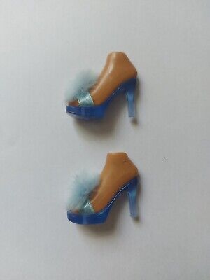 Bratz Nighty Nite Cloe Blue Fluffy Ribbon Slipper Shoe MGA 2004