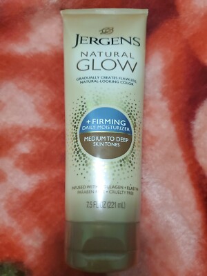Jergens Natural Glow + firming  Daily Moisturizer  Medium to Deep  7.5oz.NEW