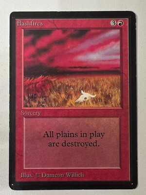Magic the Gathering MTG Beta Flashfires LP  (Beta Bob)