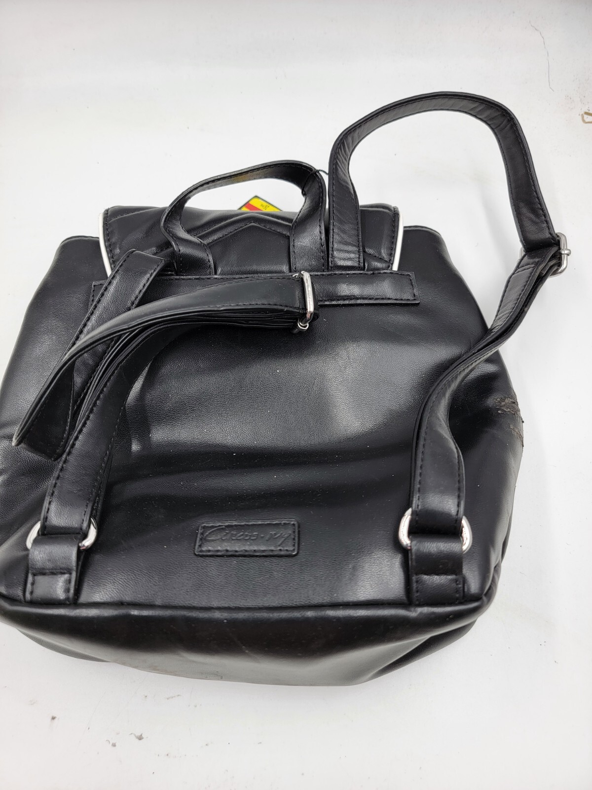 Circus by Sam Edelman Carmen Quilted Faux Leather Backpack Women's Black Solid - Picture 8 of 12