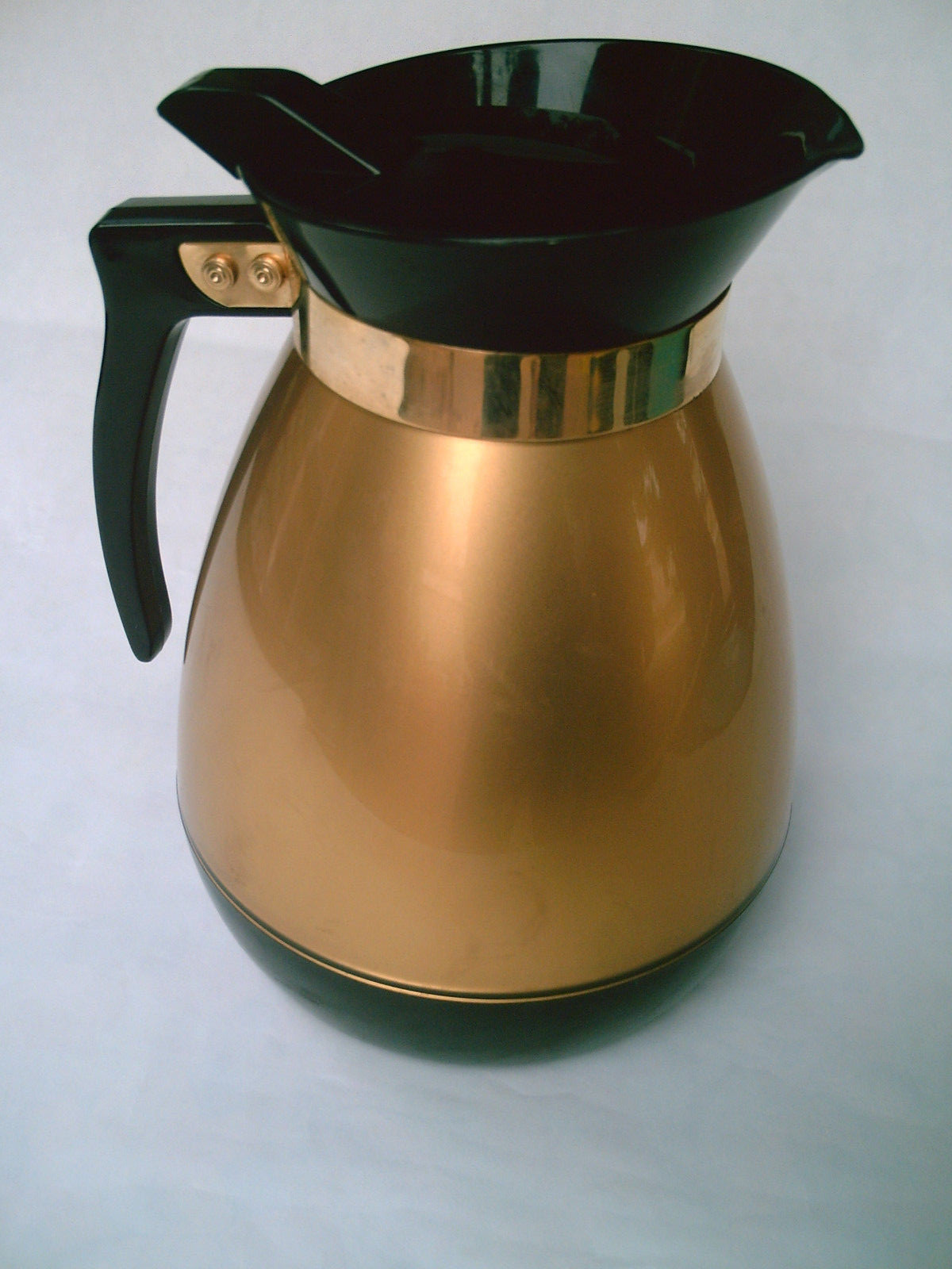 VTG Modern 60's West Bend THERMO SERV 32-oz COFFEE PITCHER Double-Wall Insulated
