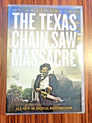 The Texas Chain Saw Massacre DVD 40th Anniversary 4K Digital Restoration Movie