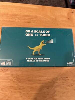 Exploding Kittens On a Scale of One to T-Rex Card Game Factory Sealed
