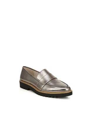

BAR III Женские серебряные 1/2-дюймовые лоферы с ремешком на платформе Delight Minmond Toe Slip On Loafers, Серебряный, 10007270300