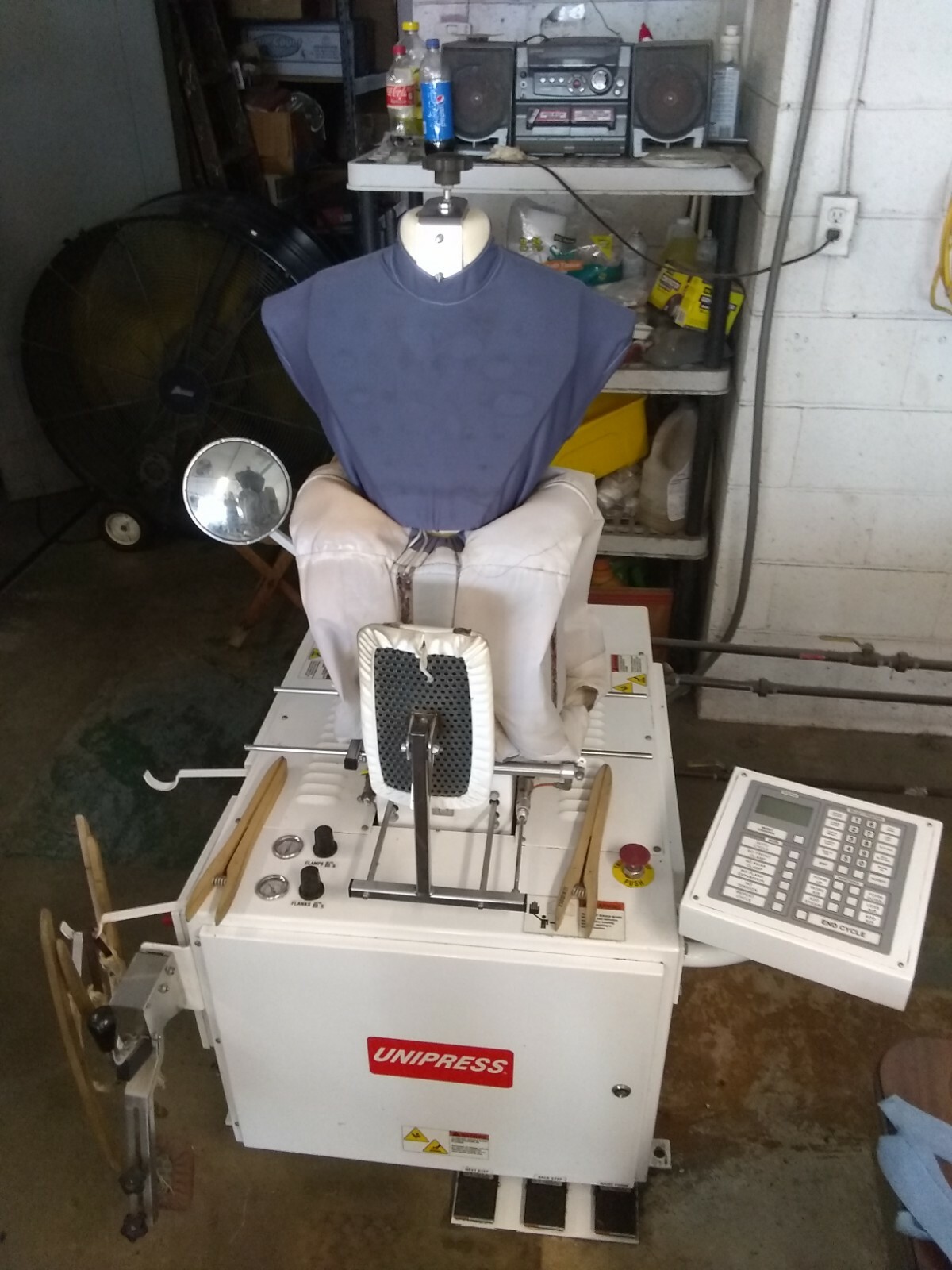 Unipress TUF Form Finisher Used Great Condition!