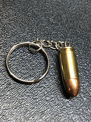 Real 9mm Bullet Keychain Key Chain Unique Gift