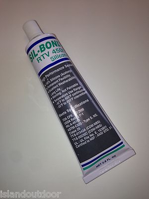 Sil-Bond Pool Pump Clear RTV adhesive sealant leak stop High temp outdoor pipe