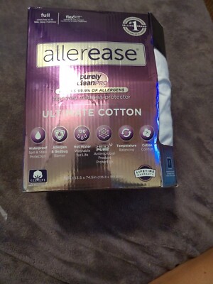 Aller-Ease Allerease Ultimate Cotton Allergy Relief Zippered Mattress Protector