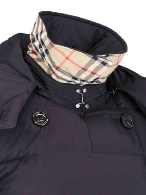 Pre-owned Burberry Coat In Black