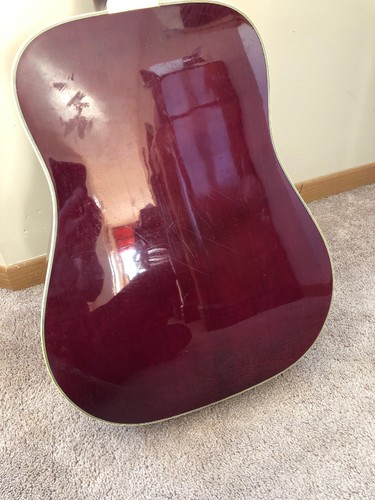 Vintage Lyle DOVE Japan Acoustic 12 string Gibson Lawsuit Era AMAZING ACTION!