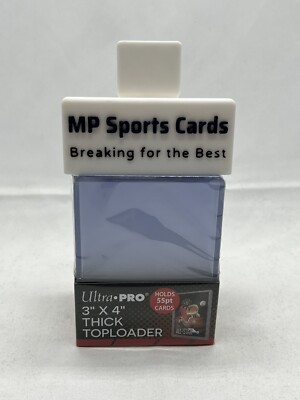 (1) Ultra Pro 3''x4'' Thick 55pt Toploader 25ct For Thicker Cards Free Shipping!