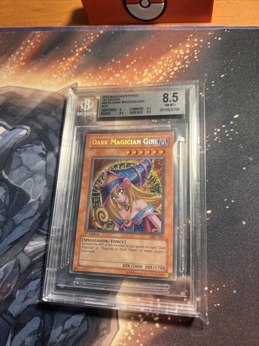 BGS 8.5 - Dark Magician Girl MFC-000 1st Ed. Secret Rare