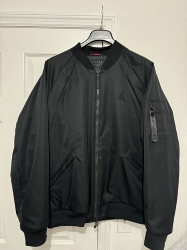 NIKE AIR JORDAN WINGS MA-1 BOMBER JACKET 2XL BLACK 23 NIKE AIR JORDAN WINGS MA-1 BOMBER JACKET 2XL BLACK 23