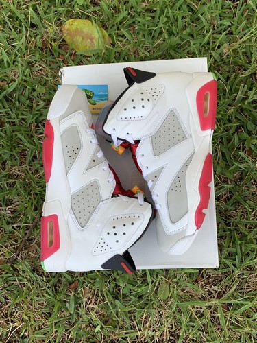 Nike Air Jordan 6 Retro Hare Mens Size 8.5 whitered CT8529062 | EBG