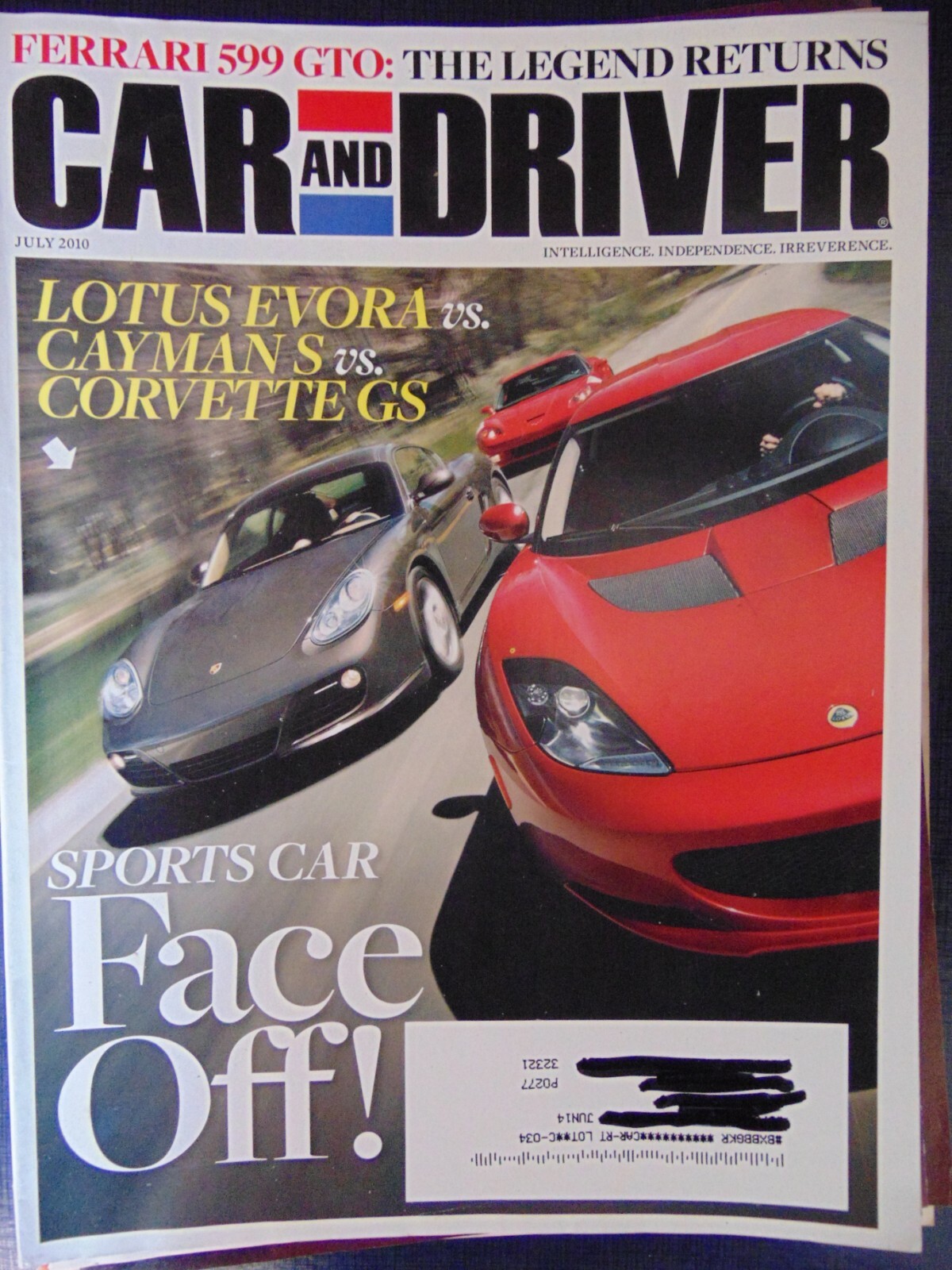 CAR and DRIVER Magazine July 2010 Sports Cars | eBay