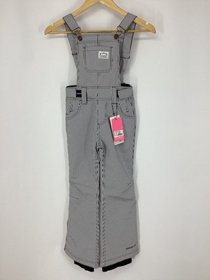 PROTEST GIRLS SUKI SKI SALOPETTE STRIPED SIZE 128 / 8 YEARS GRUNGE RRP £90 IB