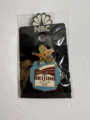 2008 BEIJING OLYMPICS NBC KITE MEDIA PIN RARE NEW