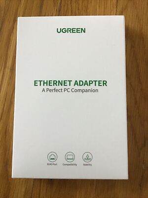 UGREEN USB 2.0 To 10/100 Ethernet Network Adapter. New