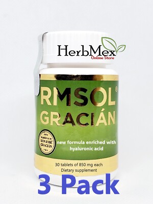 Rmsol gracian 3 jars joint pain 3 pack hyaluronic acid gracian 3 botes