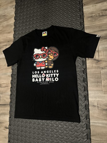 HELLO KITTY & BABY MILO スウェット ブラック Bape Los Angeles Hello Kitty Baby Milo Medium | eBay
