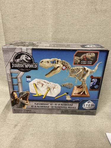 Jurassic World Playleontology Kit STEM T-Rex Bones Mattel FTF12