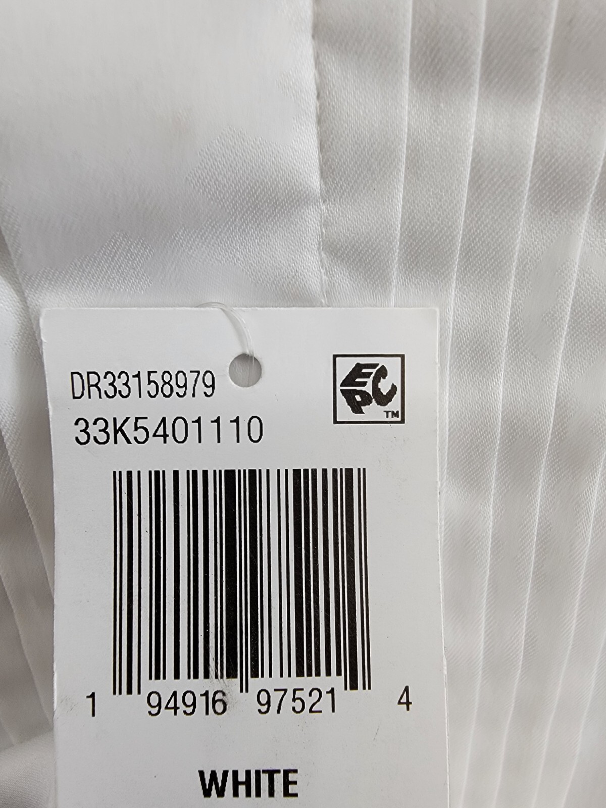 Calvin Klein Infinite Color Regular Fit Dress Shirt Men's L 34/35 16-16.5 White - Picture 17 of 17