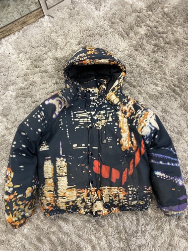 Supreme SS20J55 City Lights Puffy Jacket Black in Medium | eBay Supreme SS20J55 City Lights Puffy Jacket Black in Medium | eBay