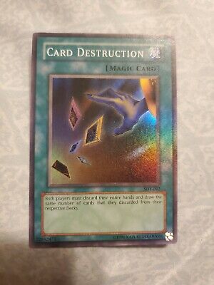 Card Destruction SDY-042 Yugioh Foil Holo Super Rare Yu Gi Oh