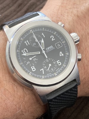 Oris BC3 Chronograph Automatic Watch ref. 7511 Rare vintage