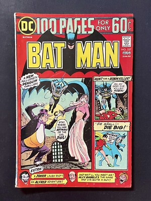 Batman #257 DC 100 Page Giant (1974) Penguin Appearance DC Comics VG or better