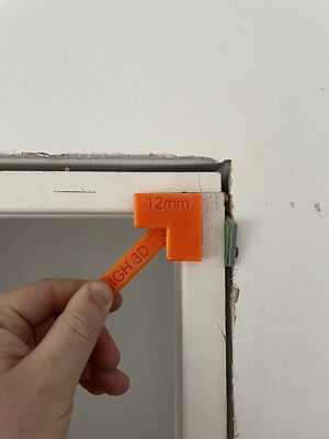Quick And Accurate Architrave Measuring & Mounting Tool - 5mm Setback
