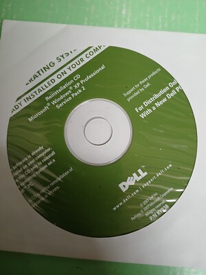 Dell Windows XP Professional Service Pak 2 Reinstallation CD Operating System