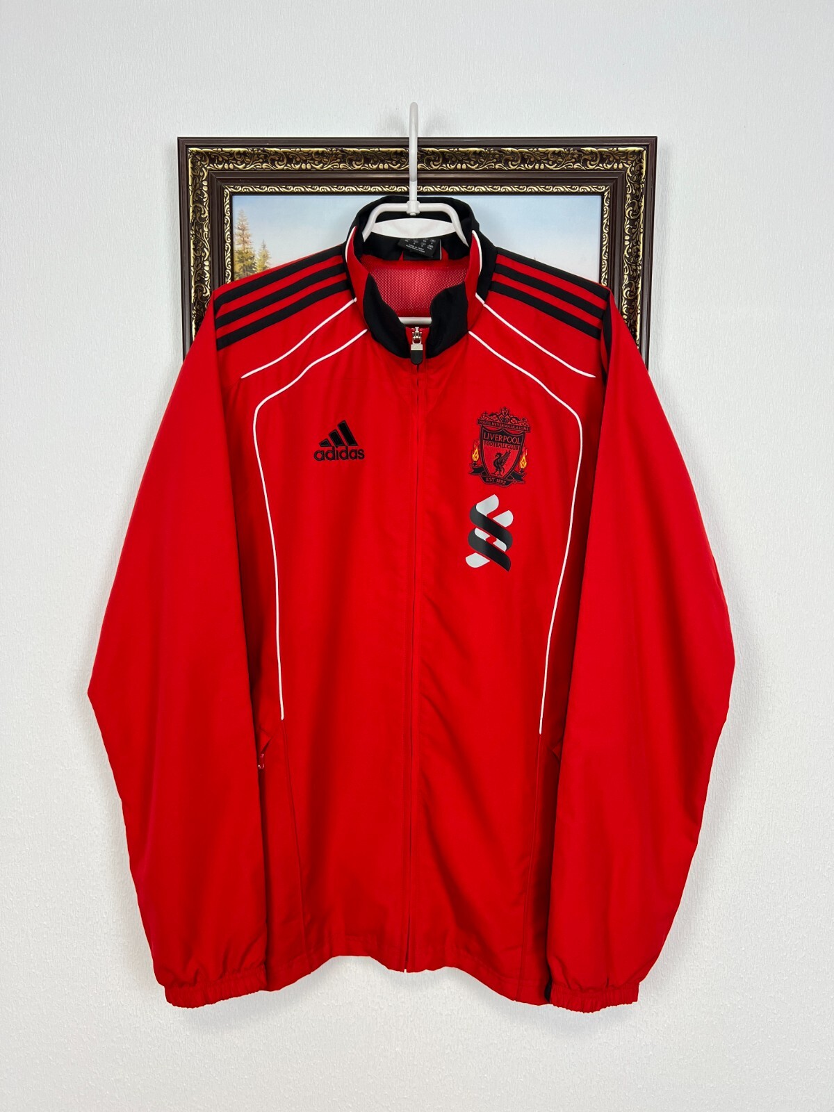 Vintage Adidas Liverpool Football Jacket Soccer Track Top