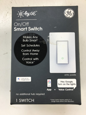 GE Smart Switch. On/Off. Make Any Bulb Smart.