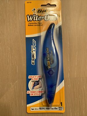 Bic Wite Out Correction Tape Exact Liner .2''X19.8'  #50743 UPC 070330507432