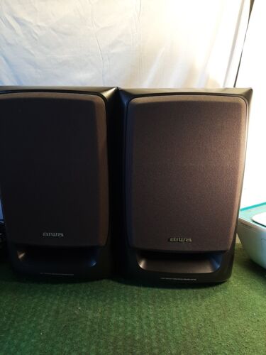 Aiwa 2way Speakers SX-Z1100 40w 6imp twin duct bass reflex Aiwa 2way Speakers SX-Z1100 40w 6imp twin duct bass reflex