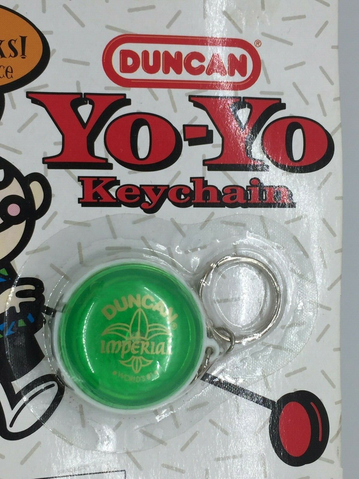 Vintage Duncan Green Imperial Keychain Mini Yo-Yo MOC