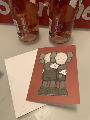 Single KAWS Christmas Holiday Card With Envelope 2018 MoMA