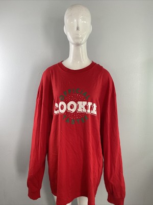 NWT American Needle Co. Womens LS  Official Cookie Taster Tee  Red Sz 3XL