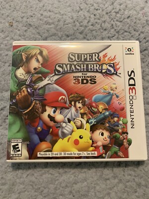 Super Smash Bros. (Nintendo 3DS)  Case & Cartridge TESTED