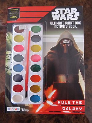 Star Wars: The Force Awakens Ultimate Paint Box Activity Book~Brand New!!