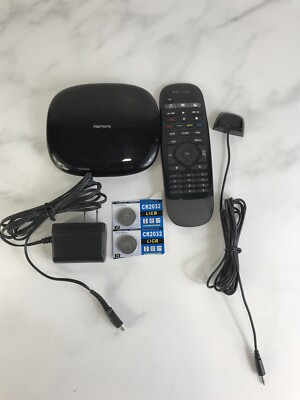 Logitech Harmony Hub (O-R0004) w/ Remote (815-000100), IR Blaster, Power Supply