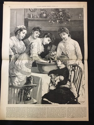 Stirring the Christmas Pudding 1881 Henry Woods Art