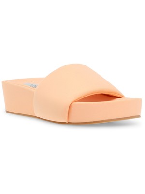STEVE MADDEN Женские оранжевые босоножки на танкетке Robyn Toe на платформе Slip On Slide 5 М