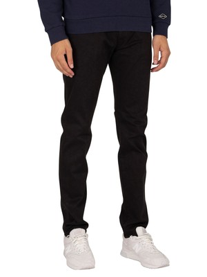 Replay Men's Anbass Hyperflex X-Lite Slim Jeans, Black